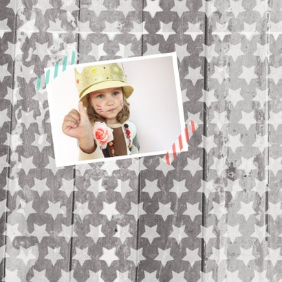 Nieuwjaarskaart foto collage sterren 2