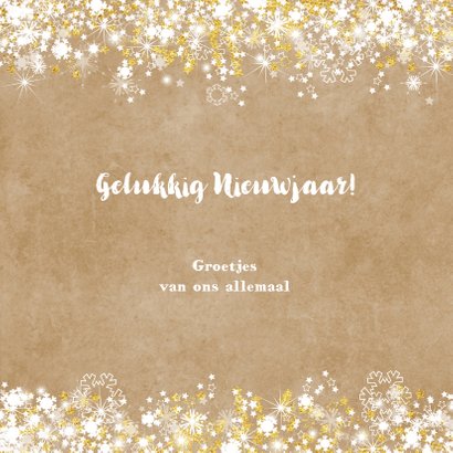Nieuwjaarskaart foto sfeervol en romantisch kraft 3