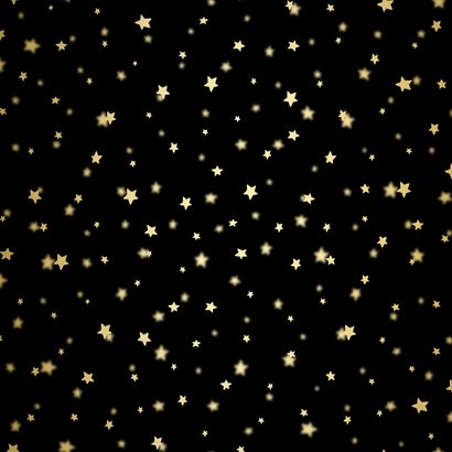 Nieuwjaarskaart fotocollage 2024 sterren goud Achterkant