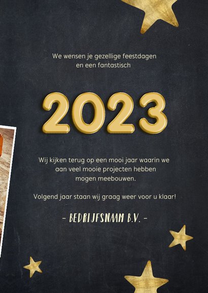 Nieuwjaarskaart fotocollage met hoogtepunten 2022 3