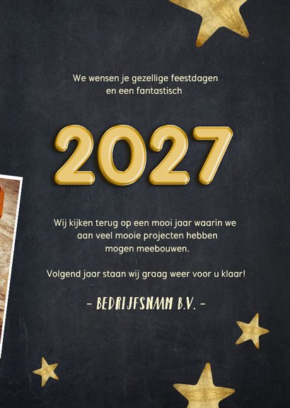 Nieuwjaarskaart fotocollage met hoogtepunten 2026 3
