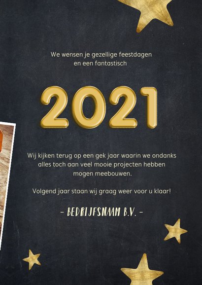 Nieuwjaarskaart fotocollage polaroids hoogtepunten 2020 3