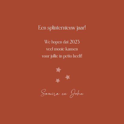Nieuwjaarskaart gedicht van oud naar nieuw  3