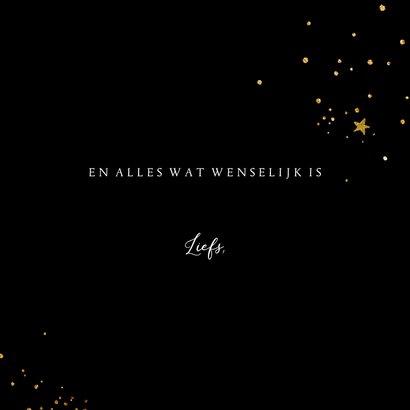 Nieuwjaarskaart glazen kerstballen met jaartal 3