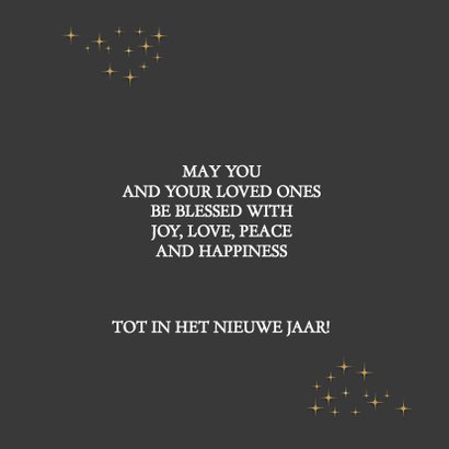 Nieuwjaarskaart happy new year met foto 3