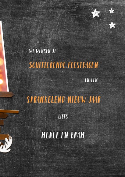 Nieuwjaarskaart Hippe Wegwijzer krijtbord 3