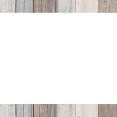 Nieuwjaarskaart hout poststempel 2
