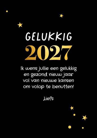 Nieuwjaarskaart humor 2027, nieuwe kansen, oude ik 3