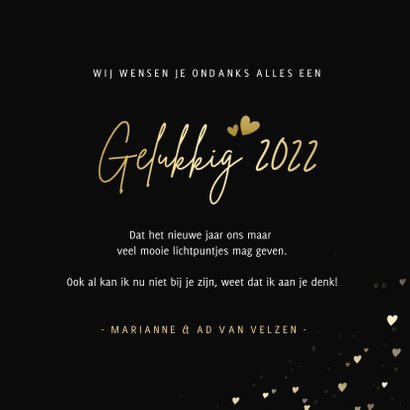 Nieuwjaarskaart - ik wens je veel lichtpuntjes in 2022 3