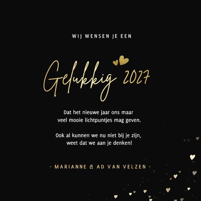 Nieuwjaarskaart - ik wens je veel lichtpuntjes in 2027 3
