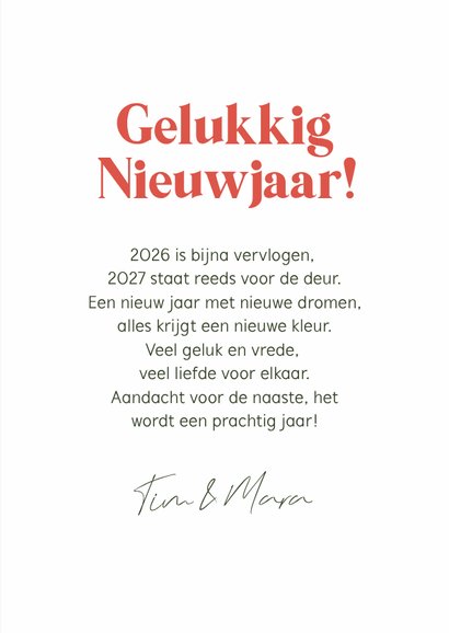 Nieuwjaarskaart illustratie champagne cheers 2027 sterren 3