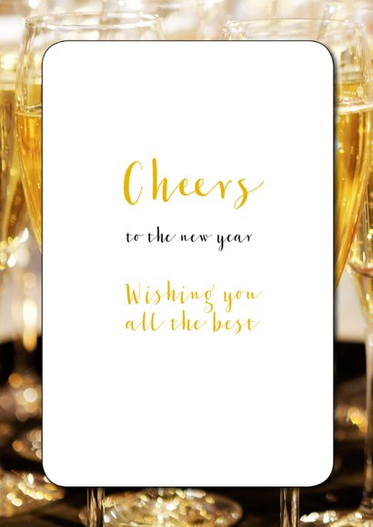 Nieuwjaarskaart Keep Calm and Drink Champagne 3