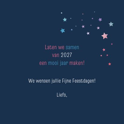 Nieuwjaarskaart kerstboom 27 3