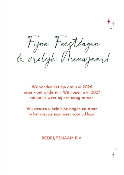 Nieuwjaarskaart kleurrijk typografie grote jaartallen 3