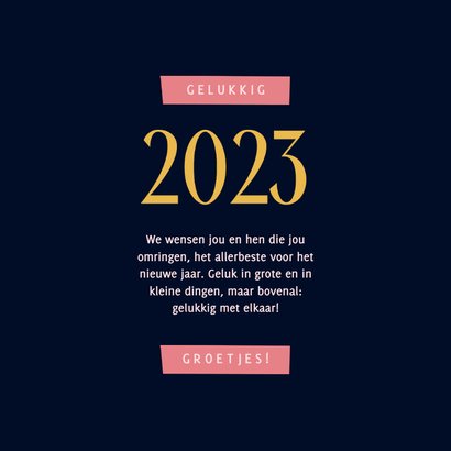 Nieuwjaarskaart kleurrijk vuurwerk 2023 3
