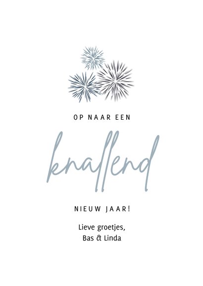 Nieuwjaarskaart laten we knallen in 2021 3