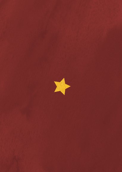 Nieuwjaarskaart leef het leven dag voor dag Achterkant