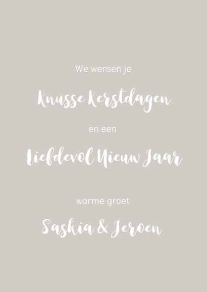 Nieuwjaarskaart Liefdevol 2021 3