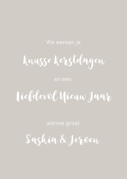 Nieuwjaarskaart Liefdevol 2023 3