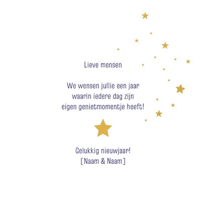 Nieuwjaarskaart met 11je 3