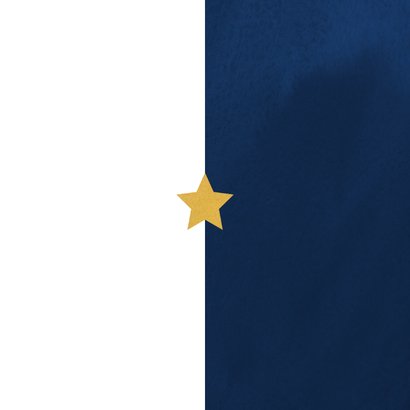 Nieuwjaarskaart met 11je Achterkant