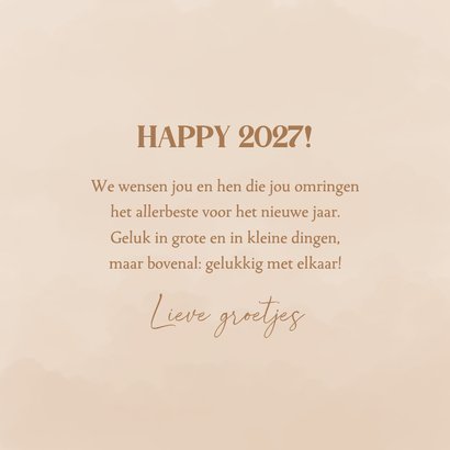 Nieuwjaarskaart met fotocollage happy 2027 3