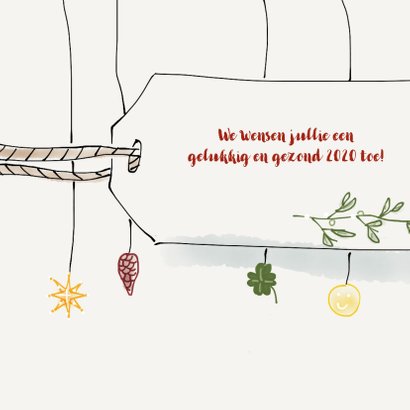 Nieuwjaarskaart Mistletoe 2