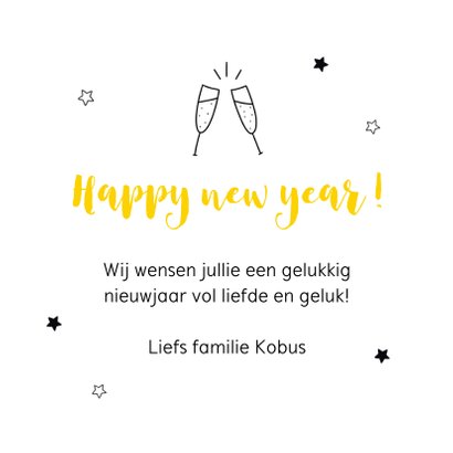 Nieuwjaarskaart - Nieuw kansen & grote dromen 3