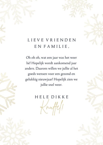Nieuwjaarskaart Oh Oh Oh wat een jaar 3