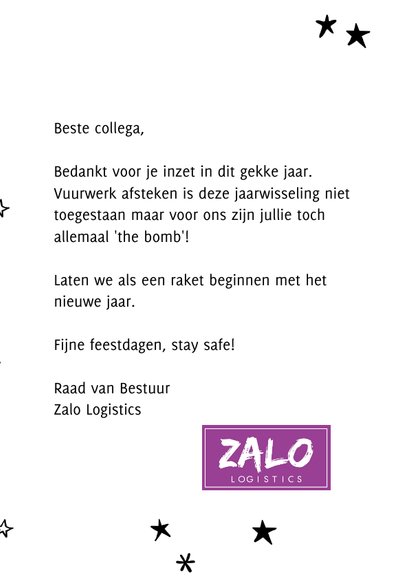 Nieuwjaarskaart oliebollen happy new year 3