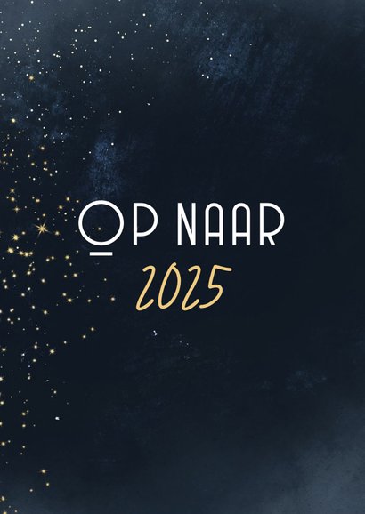 Nieuwjaarskaart overzicht op 2024 fotocollage met goud 2