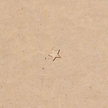 Nieuwjaarskaart persoonlijk fotocollage hart liefde sterren Achterkant