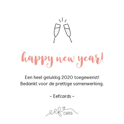 Nieuwjaarskaart - Samen werken aan een mooi 2020 3