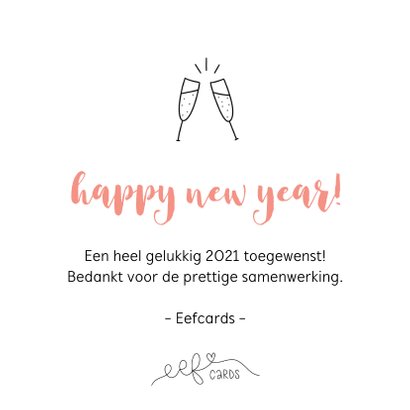 Nieuwjaarskaart - Samen werken aan een mooi 2021 3