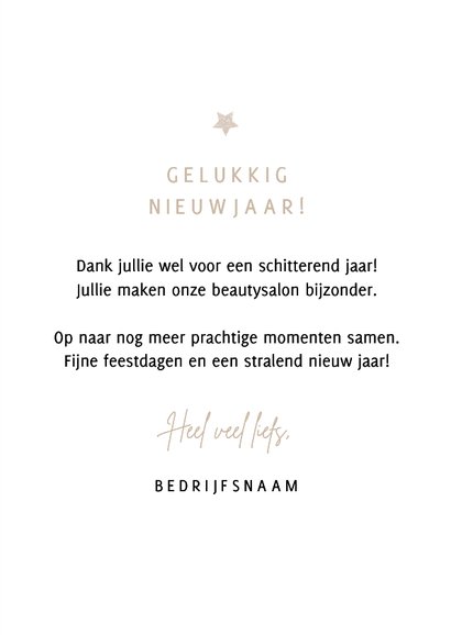 Nieuwjaarskaart sparkle 2026 cijfers foto champagne kleur 3