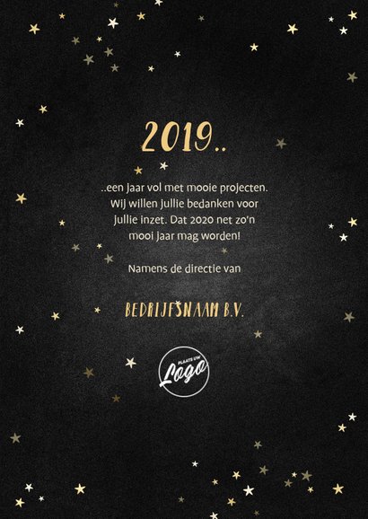 Nieuwjaarskaart terugblik op 2019 fotocollage polaroid 3