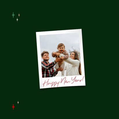 Nieuwjaarskaart typografie kleurrijk vrolijk nieuw jaar 2