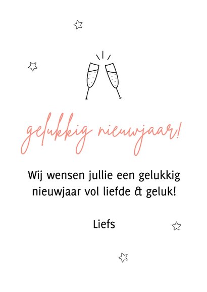 Nieuwjaarskaart vier de liefde elke dag in 2026 3
