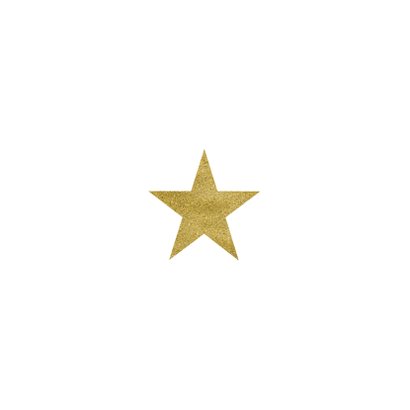 Nieuwjaarskaart zwart wit goud Achterkant