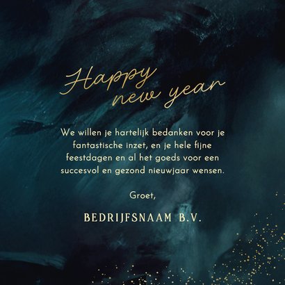 Nieuwjaarskaartje fotocollage kerstbal happy new year 3