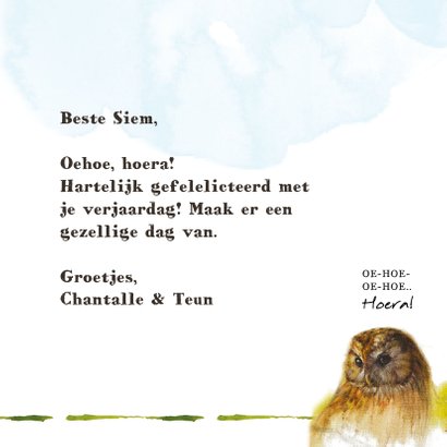 Oehoe hoera jij bent jarig! 3