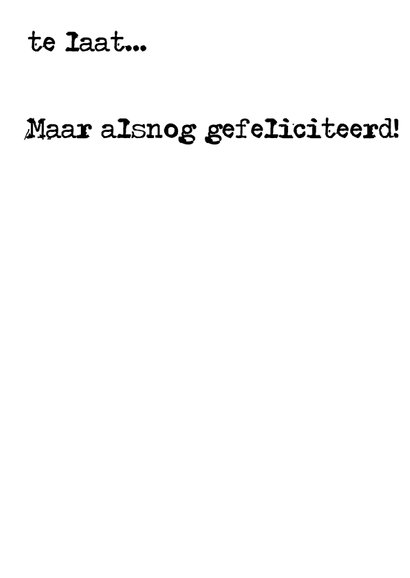 Oeps ... 3