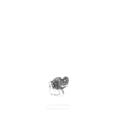 Olifant illustratie zwart-wit 2