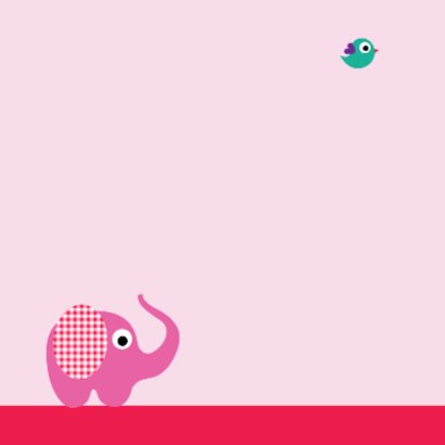 Olifantje met stipjes, roze 2