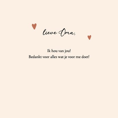 Oma is lief zalmroze 3