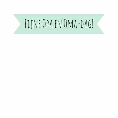 Opa en Oma-dag kaart 1 - WW 3