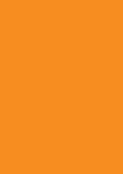 Oranje staand dubbel Achterkant