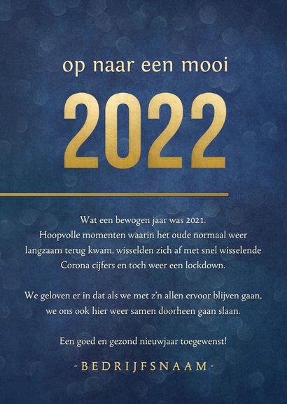 Originele corona nieuwjaarskaart pieken en dalen grafiek 3