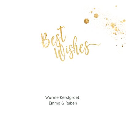 Originele foto kerstkaart Merry Christmas groen 3