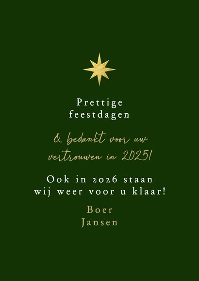 Originele zakelijke kerstkaart kerstboom fotocollage kerst 3